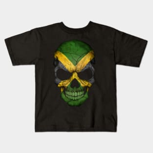 Dark Skull Rasta Kids T-Shirt